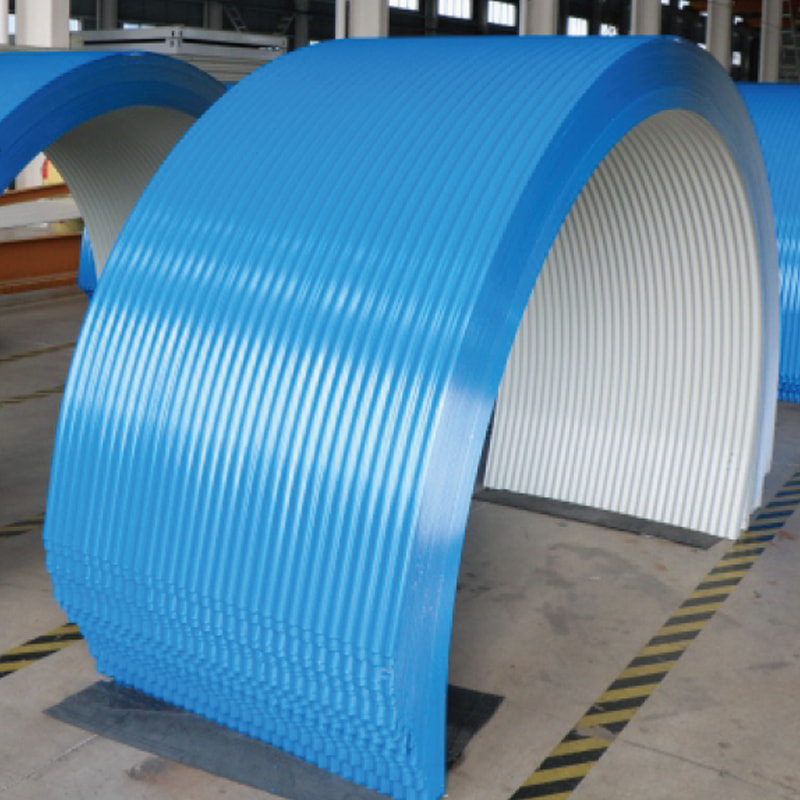 Colored Steel Conveyor Belt Rainproof Covers